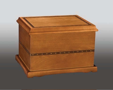 Polishing Summit Cherry Wood Urn