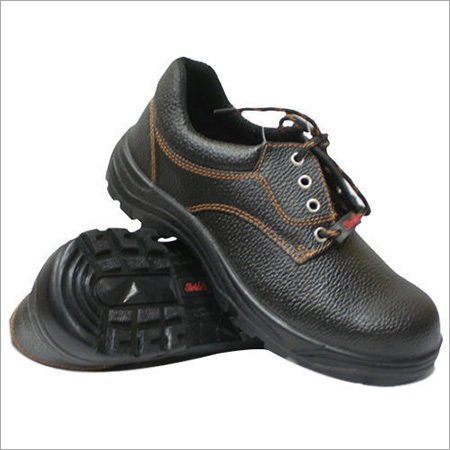 Safety Shoes - Untearable Material, Size 9, Black Color | PVC Sole, Midsole Protection, Temperature Resistance, Anti-Slip Base