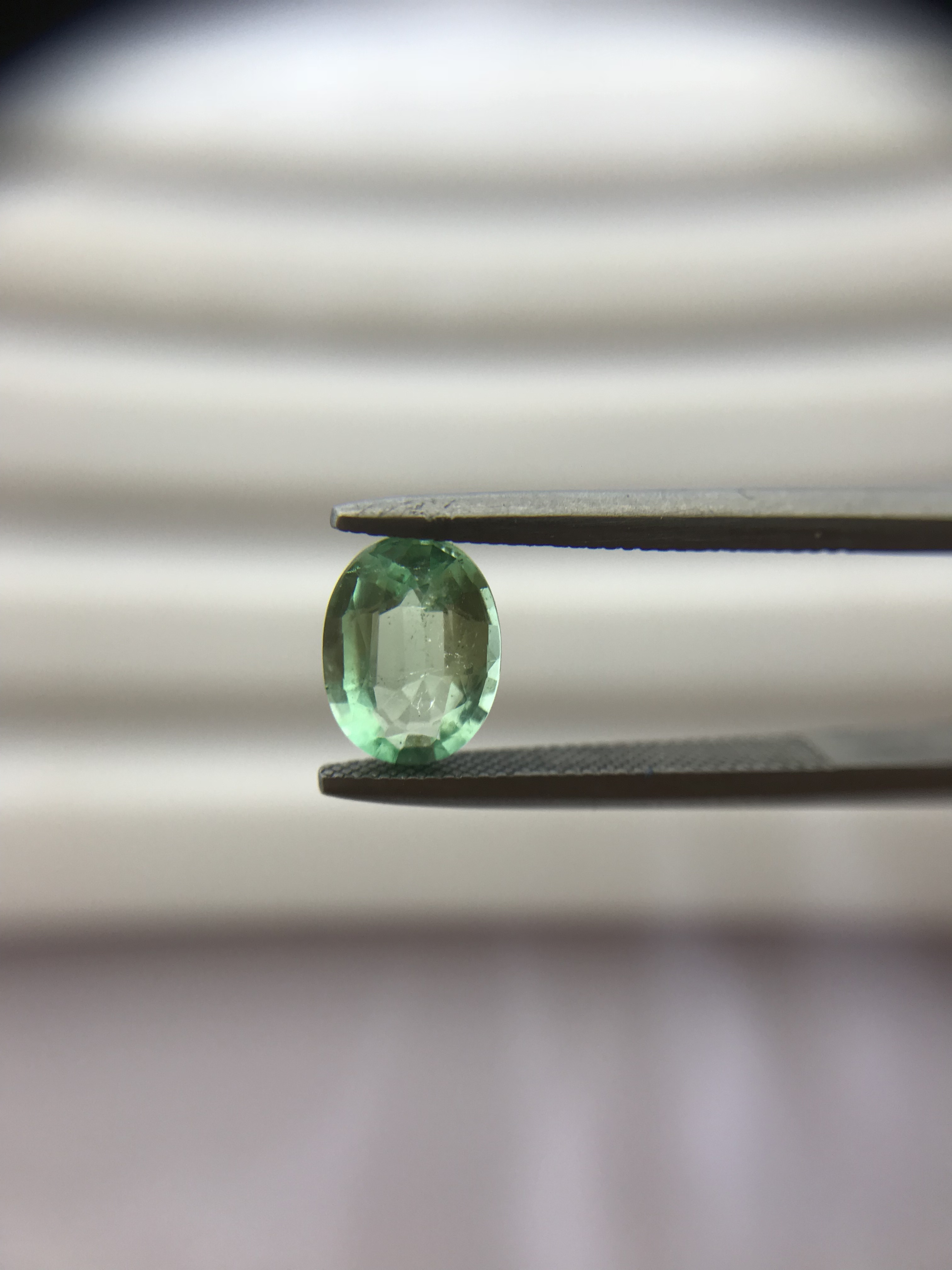 Natural Colombian Emerald - Oval Cut 7.5x5.5mm, 0.83cts Eye Clean Gemstone, Aaa Grade With Oiling Treatment