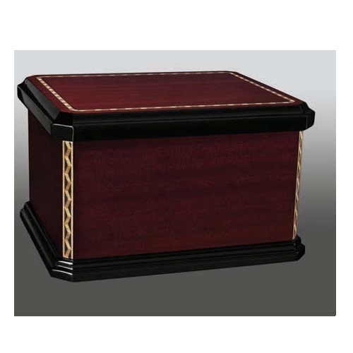 Polishing Madera Cherry Wood Cremation Urns
