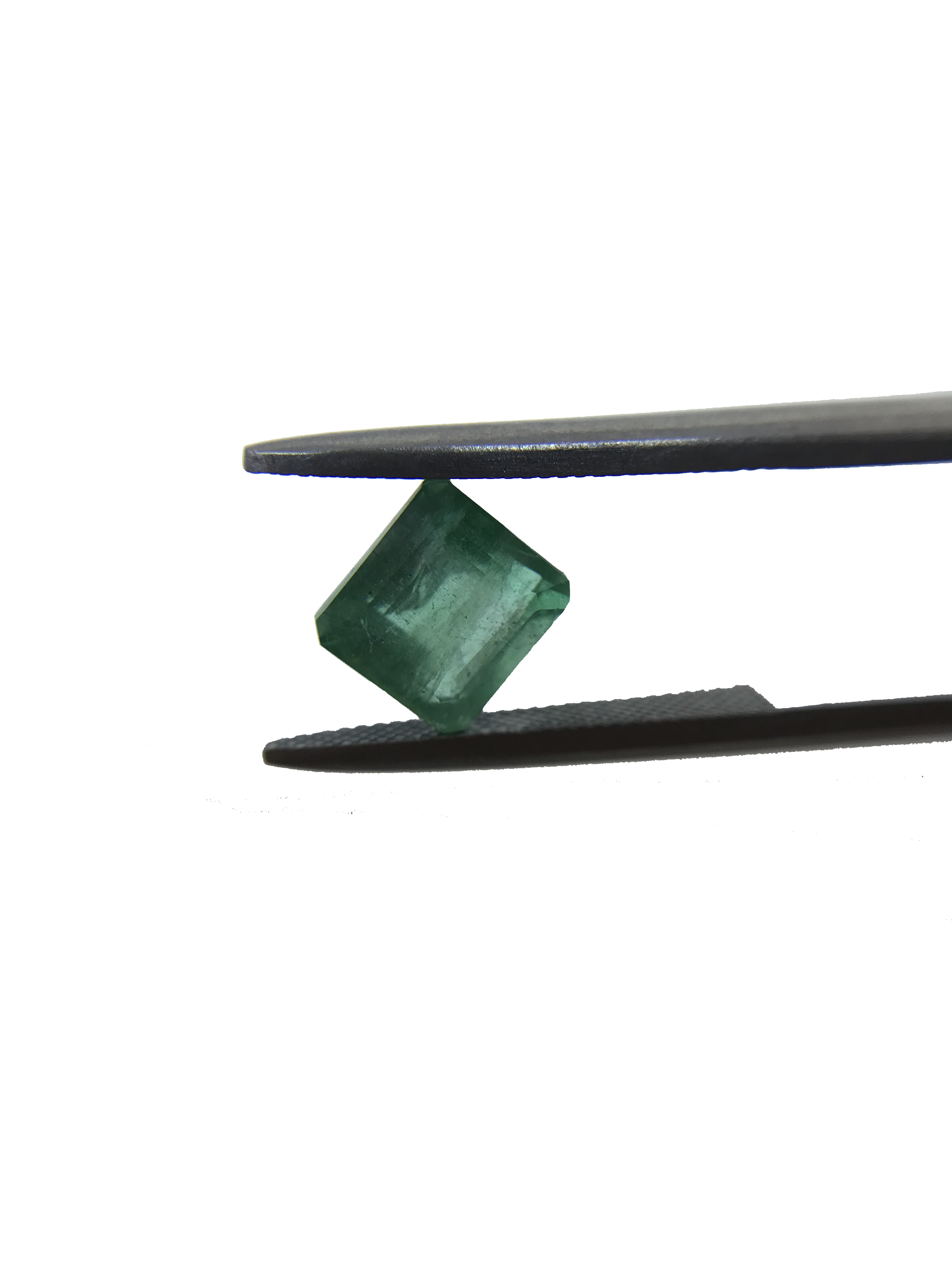 1.55cts Natural Zambian Emerald Eye Clean Octagon Cut Faceted Loose Gemstone Size: 6.5x6mm