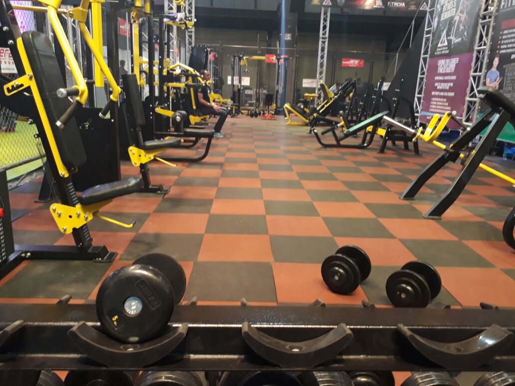 Low Noise Emission Gym Floor Tiles
