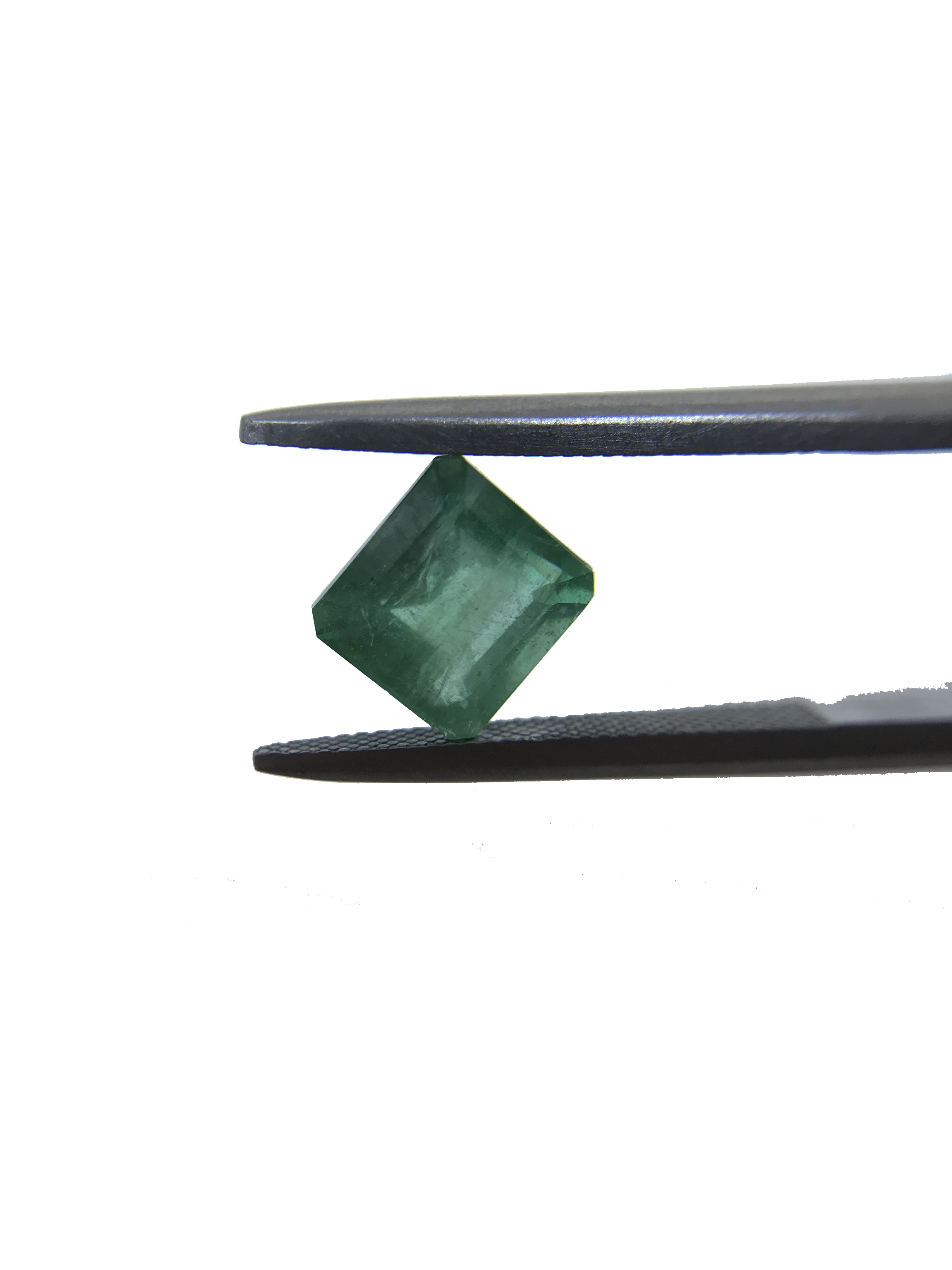 1.55cts Natural Zambian Emerald Eye Clean Octagon Cut Faceted Loose Gemstone Size: 6.5x6mm