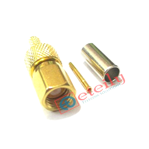 RG 316 Connector - Brass Material, 15-20 Grams Weight | Reliable Cable Connector for Durable Connections