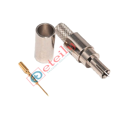RG-58 Connector - Silver Material, 15-20 Grams Weight | High-Performance Cable Connector