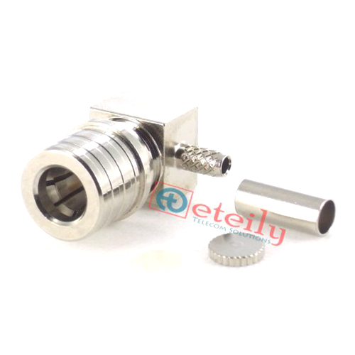 RG-58 Connector - Silver Material, 15-20 Grams Weight | Ideal for Reliable Cable Connections