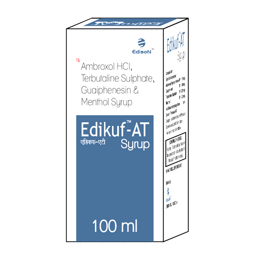 Terbutaline Sulphate Syrup - 100ml Ambroxol HCL, Guaiphenesin & Menthol Liquid | General Medicine for Adults, Store in Dry Place