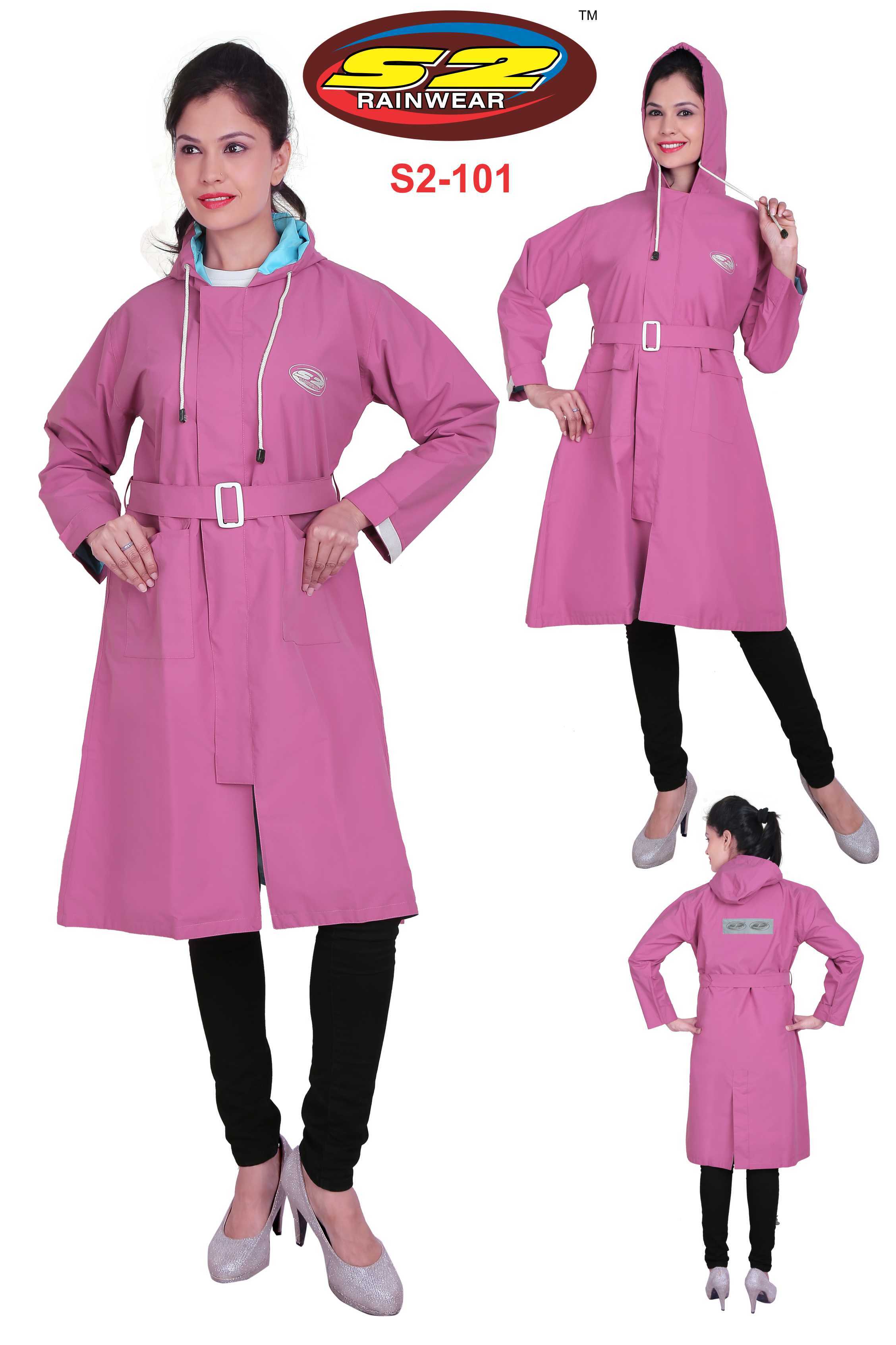 Ladies Rain Coat - Color: Assorted