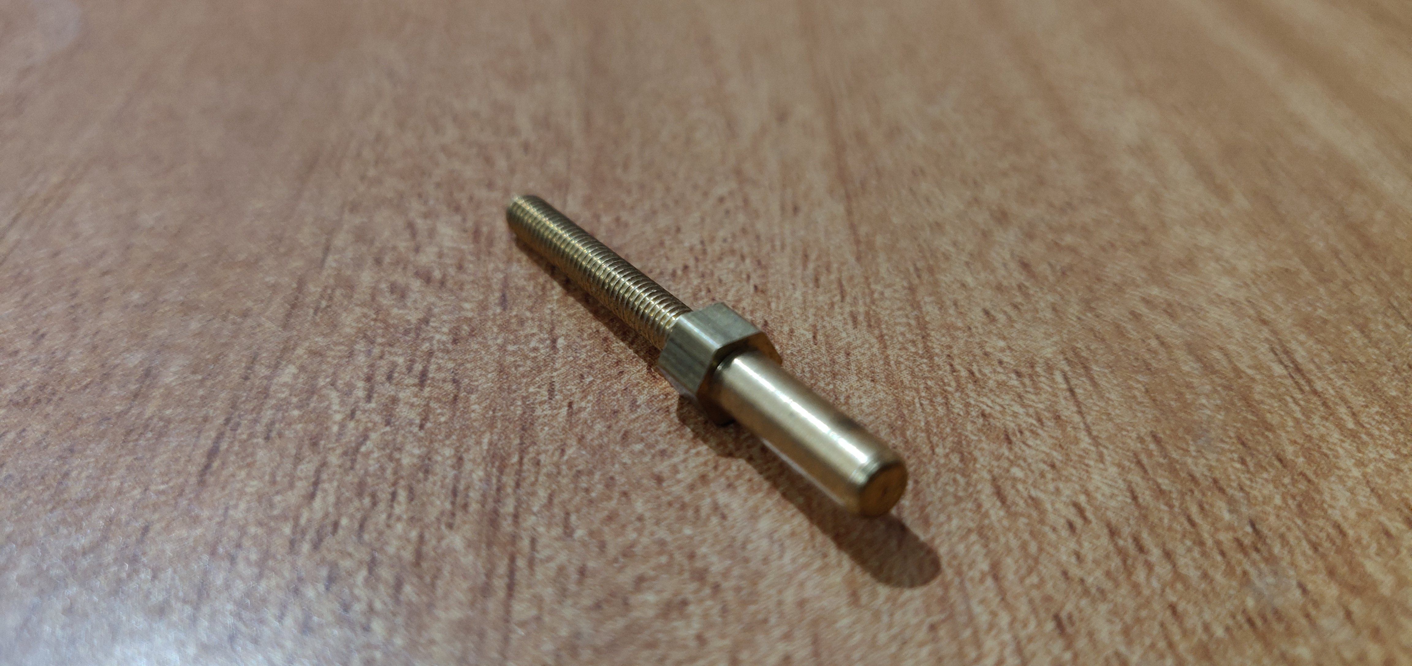 Turning Brass Connector Pin
