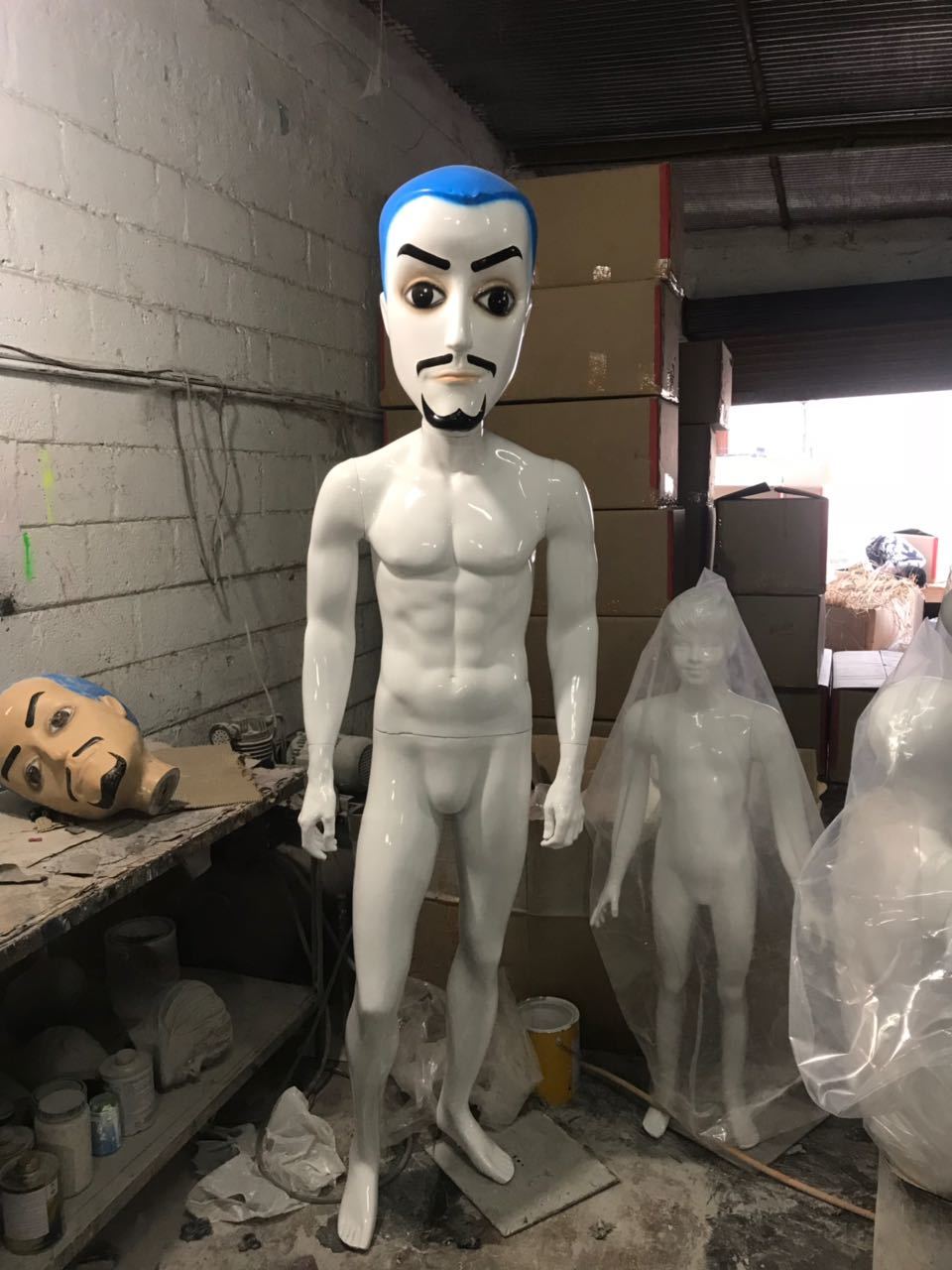 Fiber Male Funky Mannequin Age Group: Adults