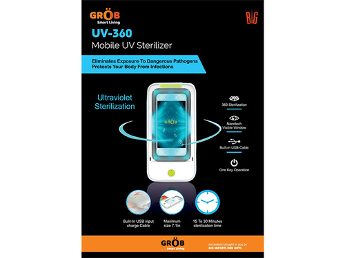Uv-360 मोबाइल यूवी स्टेरिलिज़र