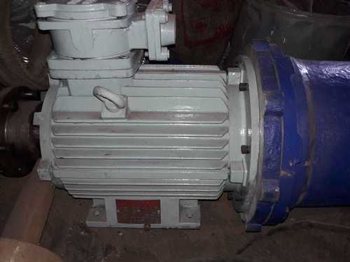 FLP Brake Motor - Induction Motor, IE2 Efficacy, 8/4/2/6 Poles, Explosion-Proof, Electric Start, Blue Color, 3 Phase, 1 Year Warranty