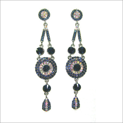 क्रिस्टल फैशन इयरिंग