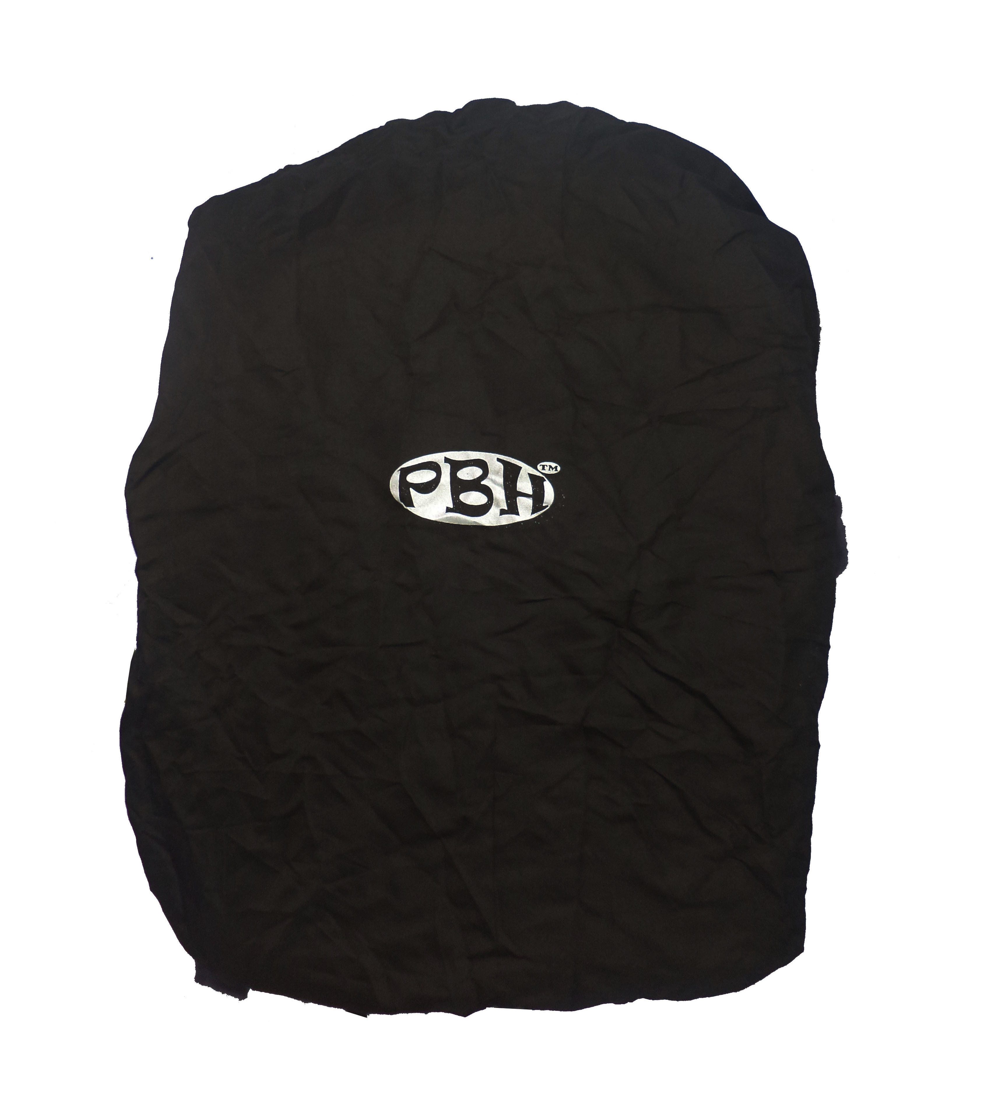 Integrated Rain Cover Backpack - Fabric, 18x14x13 Inches, Black And Blue | Waterproof, Adjustable Straps, 6 Compartments, Padded Handle, Laptop Pocket, Detachable Rain Cover