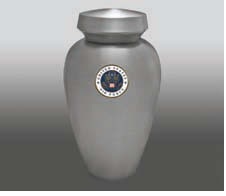 Gold Arlington Silver Air Force Metal Urn