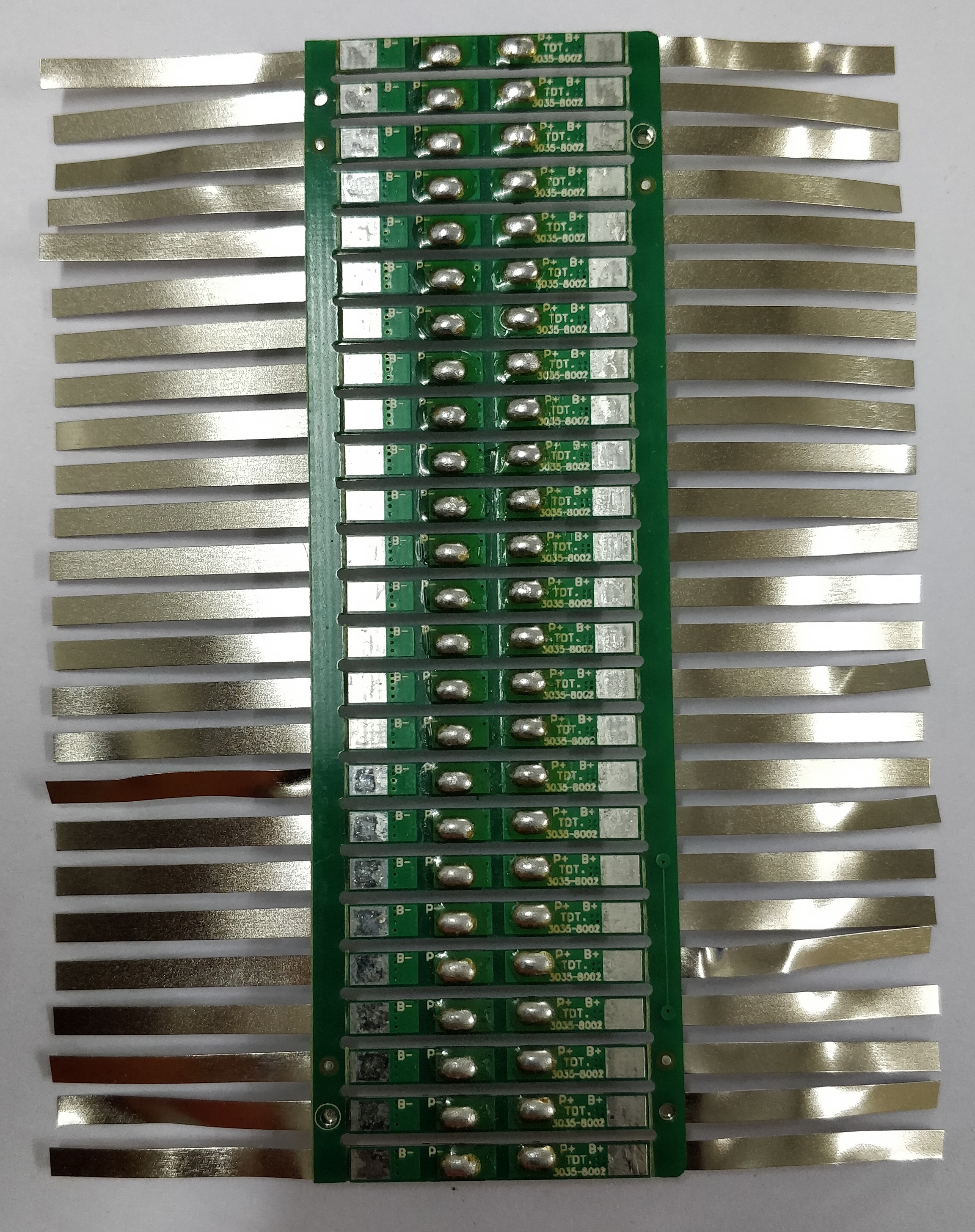 Bms/pcm For 3.7v 1s Li-ion Battery Pack - Metal, 50 X 16 X 1 Mm | Capacity: 3.7 V, Weight: 9-10 Grams, Designed For Rechargeable Leb Bulb And Energy Storage