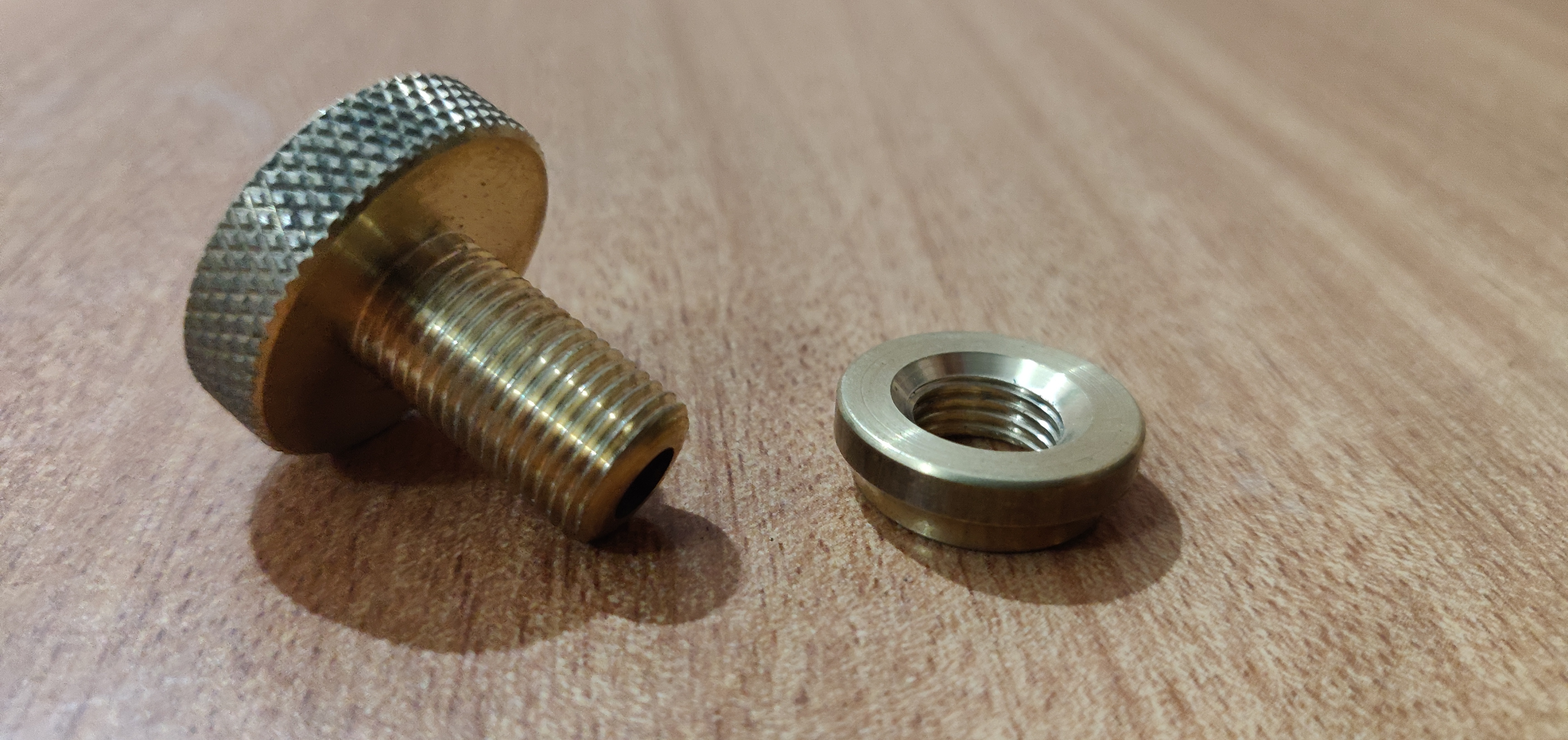 Turning Brass Nipple