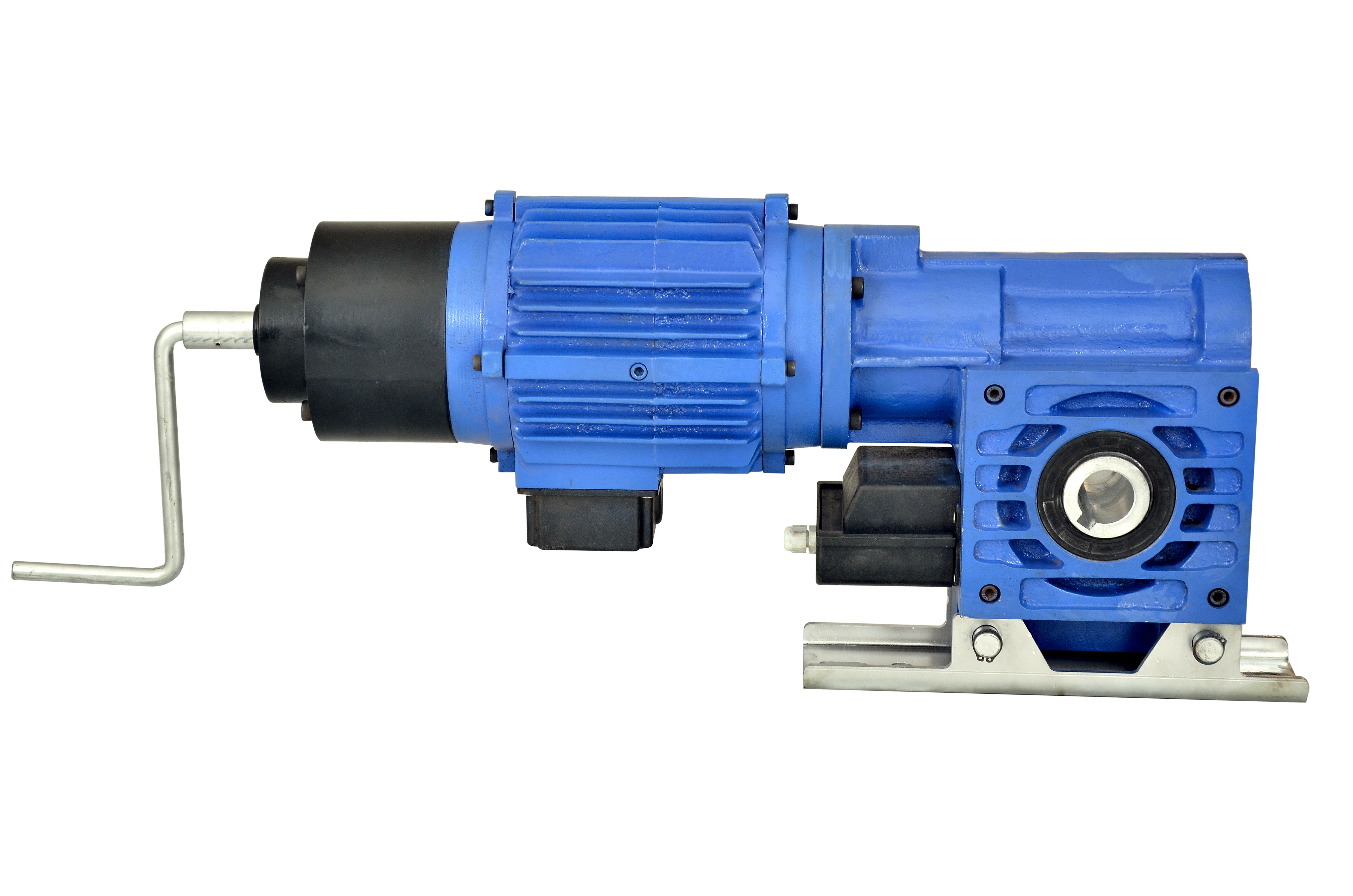 Rolling Shutter Operator Motor - Rated Power 2.1 Kw, Rated Torque 950 Nm | Silver Finish, Automatic Mode, 440 V Voltage, 60% Duty Cycle