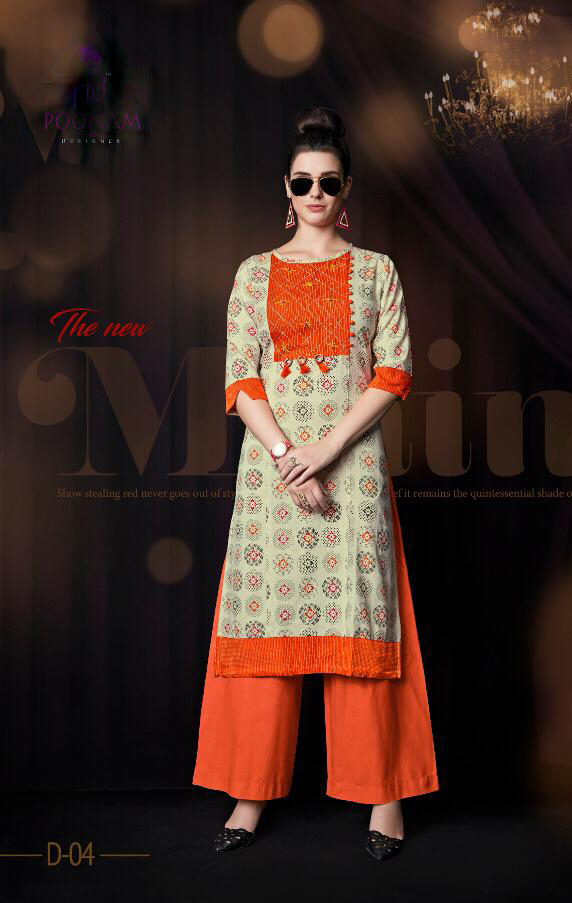 Latest Collection Kurta Palazzo Set - Cotton Rayon Blend, Sizes M-l-xl-xxl | Breathable, Quick Dry, Stylish Printed Kurtis For Women