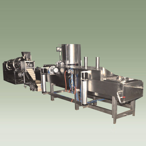 Continuous Fryer Machine - High Quality Material, Equipped with Paddles, Sub Merger Belt, Continuous Oil Filter, Heat Exchanger for Frying Snacks