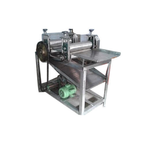 Samosa Making Machine - Stainless Steel, 1200 x 600 x 800 mm | 1 HP Motor Power, 50-60 kg/hour Production Capacity, 1 Year Warranty