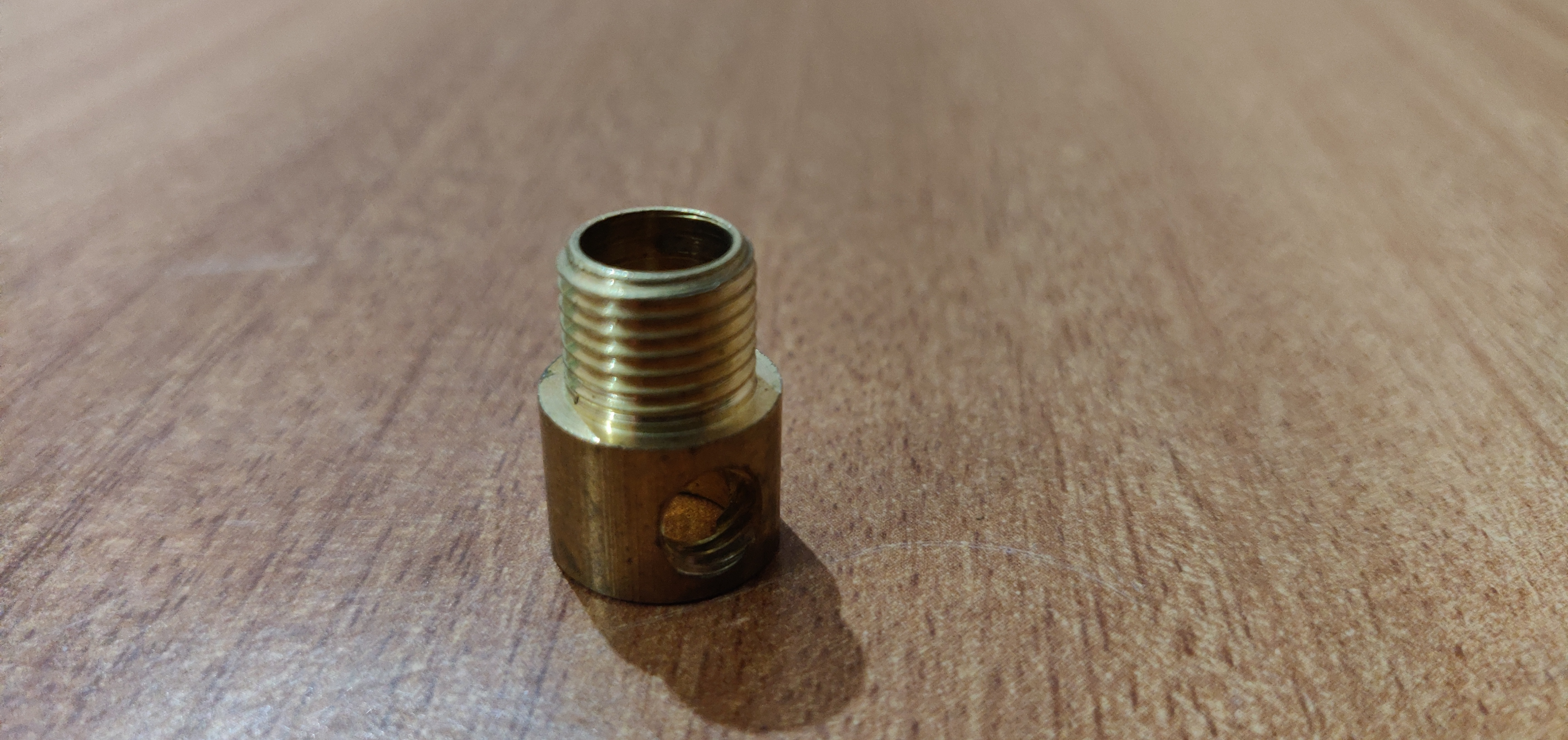 Turning Brass Fitting Part