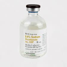 Sodium Bicarbonate Injection - Liquid Form, 1 Vial | Emergency Life-Saving Acidity Neutralizer, Dosage As Directed By Physician