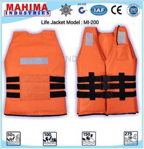 Life Jacket - Model Mi200 Application Areas: Sea Going Ship