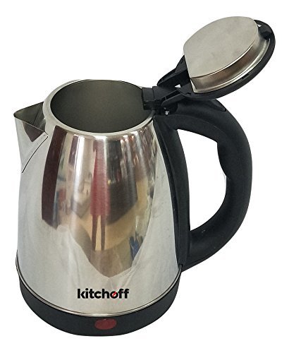 1.8 Litre Automatic Electric Kettle - Stainless Steel, 165x170x200 Mm, Silver | Automatic Shut Off, 1500 Watt Power, Fast Boiling