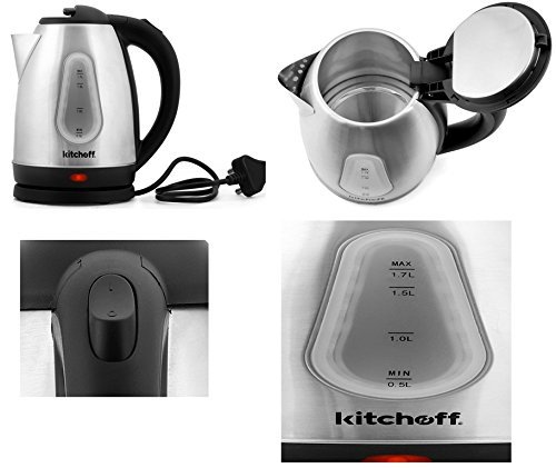 Double Body Automatic Electric Kettle Capacity: 1.7- Litre Kg/hr