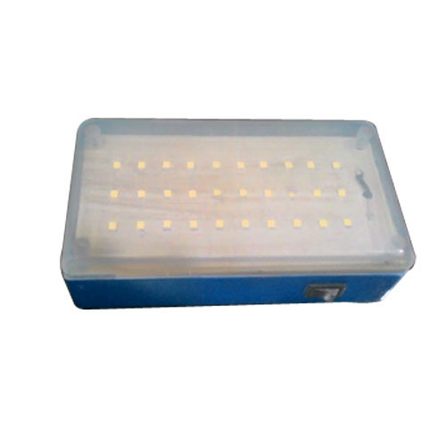 Rechargeable LED Emergency Light - Metal & Plastic, 12V , High Luminance, Long Battery Life, Adverse Condition Resistance, Versatile Use