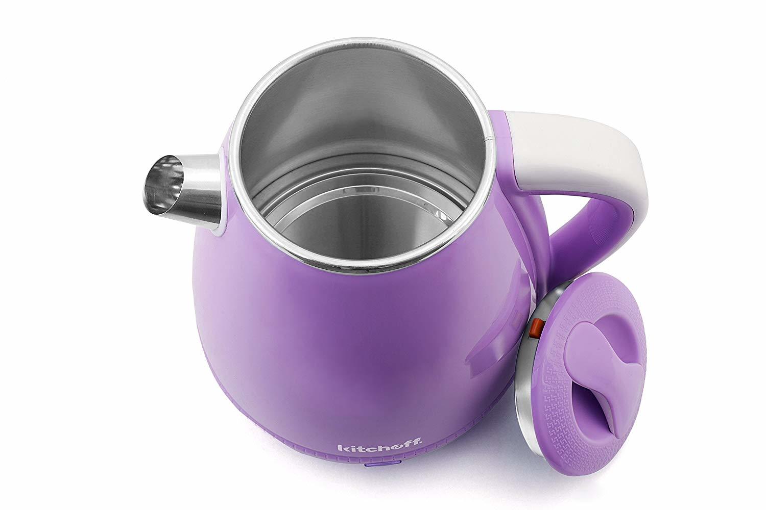 Kitchoff 1.5-litre Light Purple Electric Kettle Capacity: 1.5 Kg/hr
