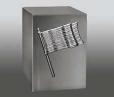 Sheet Bronze Air Force Wreath Cube - Metal Material, Customized Size, Gold Finishing | American Religious Style