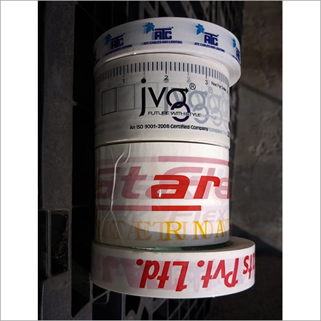 White Printed Bopp Tape