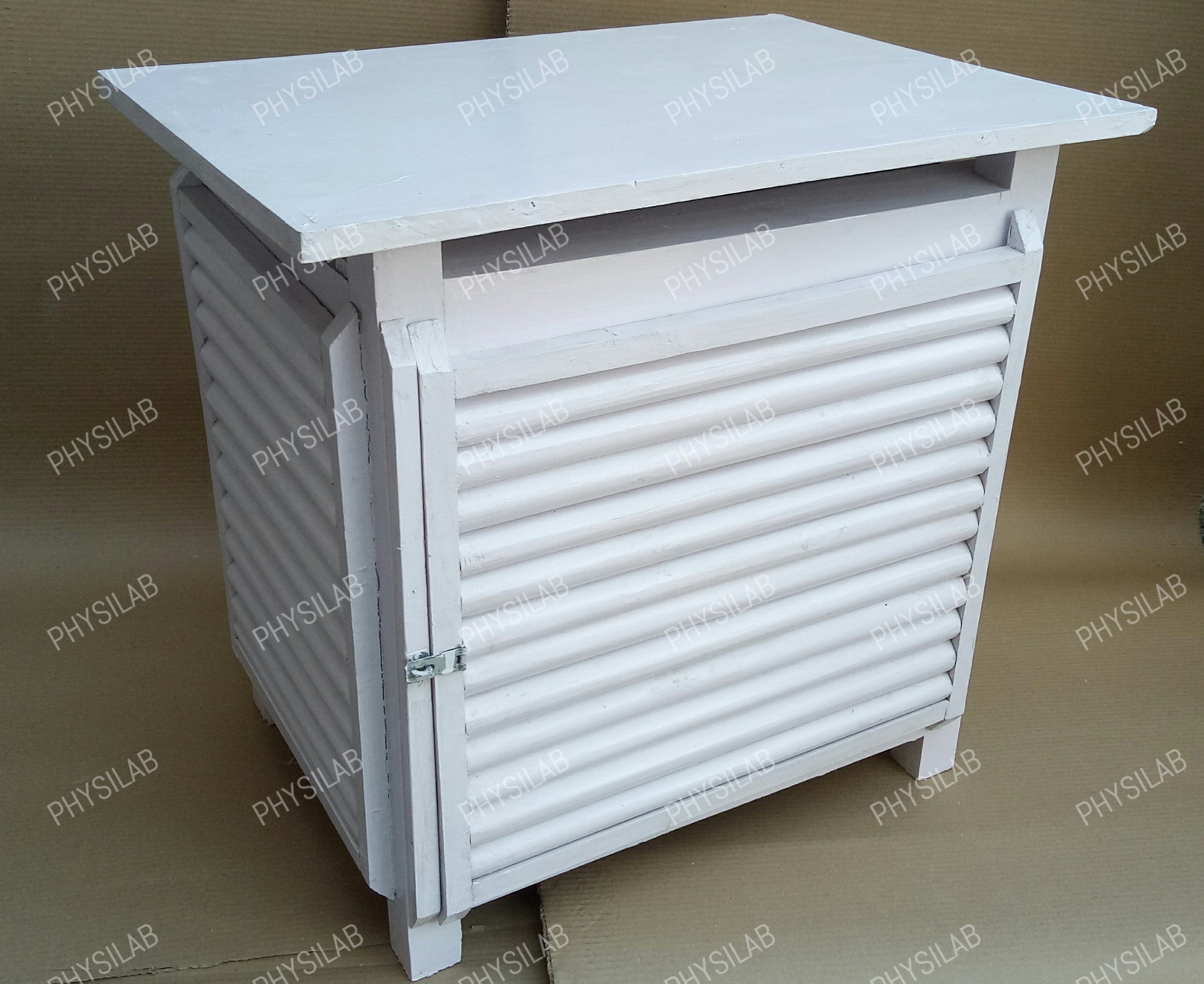 Stevenson Screen - Metal, 30x30x47 Cm | Laboratory Use, Shields Instruments Against Precipitation And Heat