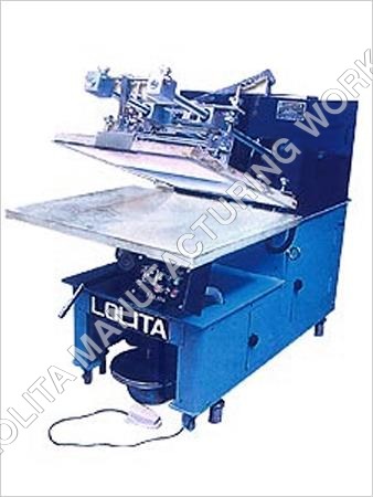 Blue Semi Automatic Spot Uv Coating Machine