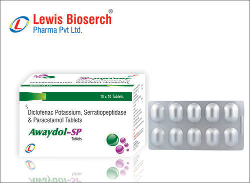 Diclofenac Pottasium , Paracetamol & Serratiopeptidase Tablet