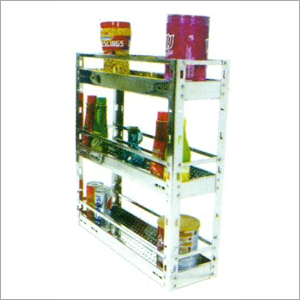 3 Shelf Perforated Bottle Pullout