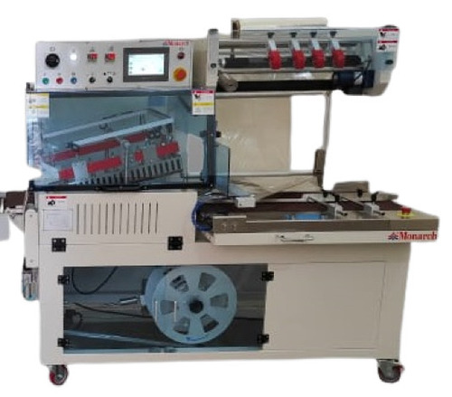 Automatic L-Sealer Machine - Shrink Film Material, 70 x 26 x 63 Inch Dimensions, Gray Color | Automatic, 10-20 Pcs/min Capacity, 220 Volt Power Supply, 6 Month Warranty