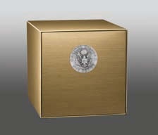 Gold Sheet Bronze Army Wreath Urn