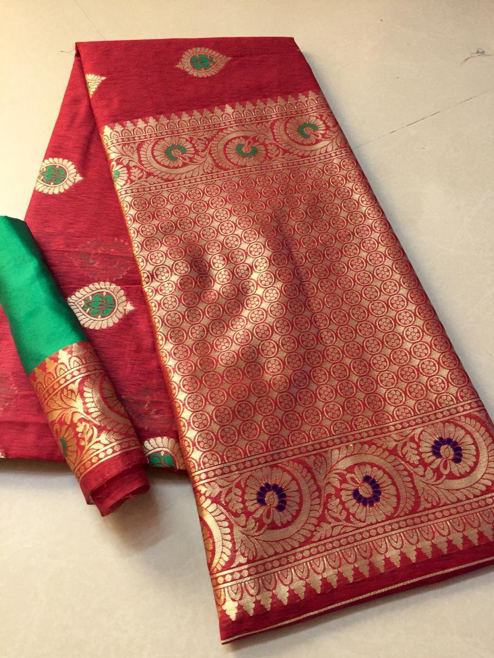 Multy Fancy Silk Sari