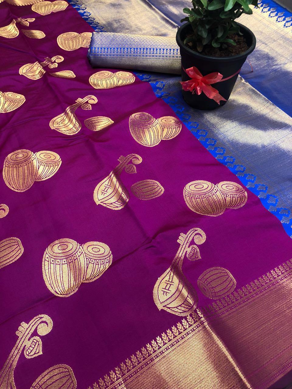 Multy Printed Indian Saree