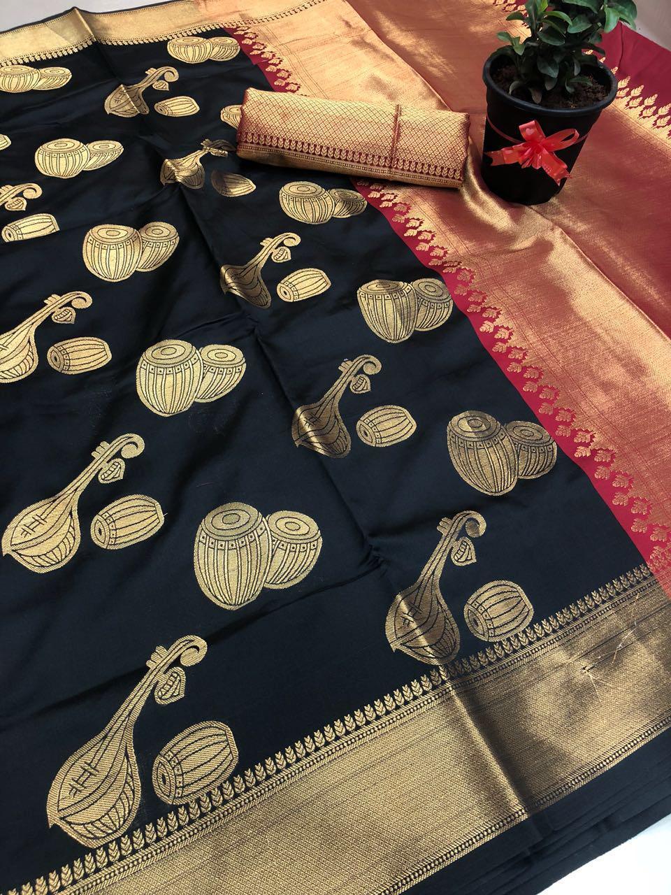 Multy Printed Indian Saree