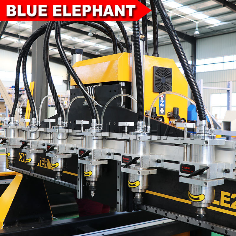 Vacuum Cleaning System 2036 Cnc Router Multi Spindle Cnc One Head With Six Spindles Cnc Woodworking Machine