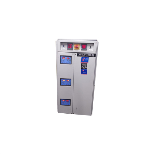 15 kVA Air Cooled Servo Voltage Stabilizer - 240V Input, 220V-240V Output | Automatic Control, 95% Efficiency, LED Indicators, MCB Overload Protection, Prolonged High/Low Voltage Sensing