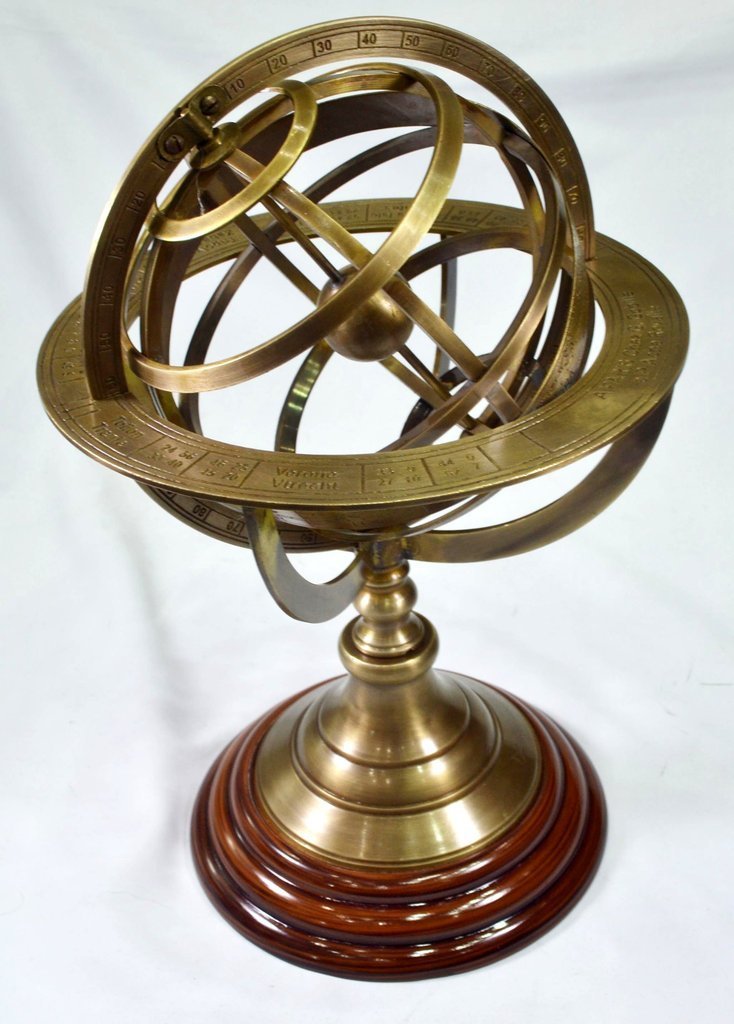 Armillary Sphere Large Armillary Sundial Nautical Marine Daccor Gift
