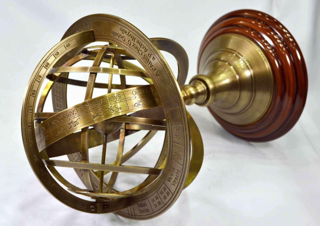 Armillary Sphere Large Armillary Sundial Nautical Marine Daccor Gift