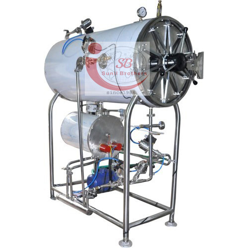 Horizontal Autoclave - Stainless Steel, Compact Design , High-Pressure Sterilization Efficiency