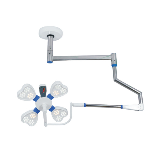 Single Dome OT Ceiling Light - Fiber Material, Diameter 640mm, Intensity 1,50,000, LED Life >50,000 Hrs | Manual Focusing, Remote Optional, 5 Memory Function