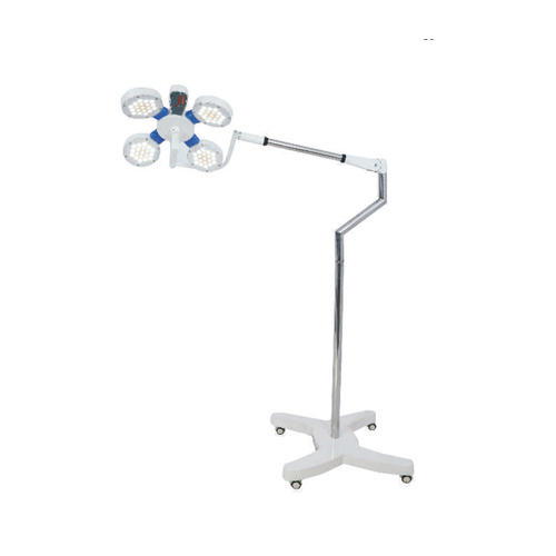 Portable BJS Slim 4 Hospital OT Light - Fiber Material, 670mm Diameter | 1,50,000 Lux Intensity, 76 LEDs, 5 Memory Functions, Manual Focus
